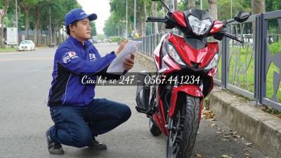 Dịch vụ cứu hộ xe máy quận 2 siêu tốc trong 5 phút - Cứu hộ xe 247