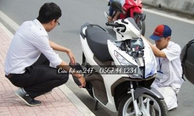 Dịch vụ cứu hộ xe máy quận 4 siêu tốc trong 5 phút - Cứu hộ xe 247